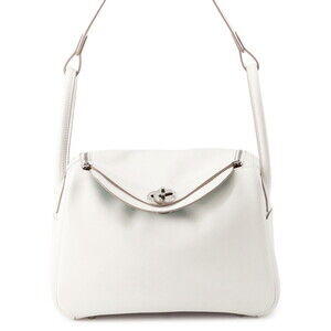 Hermès Lindy 26 handbag, Verso Gris Pale Vertigo Swift, K engraved, 2-way sho...